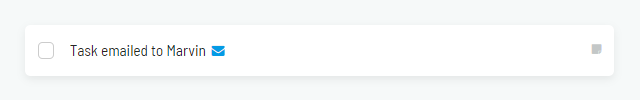 Using Icon Marker for tasks emailed to Marvin
