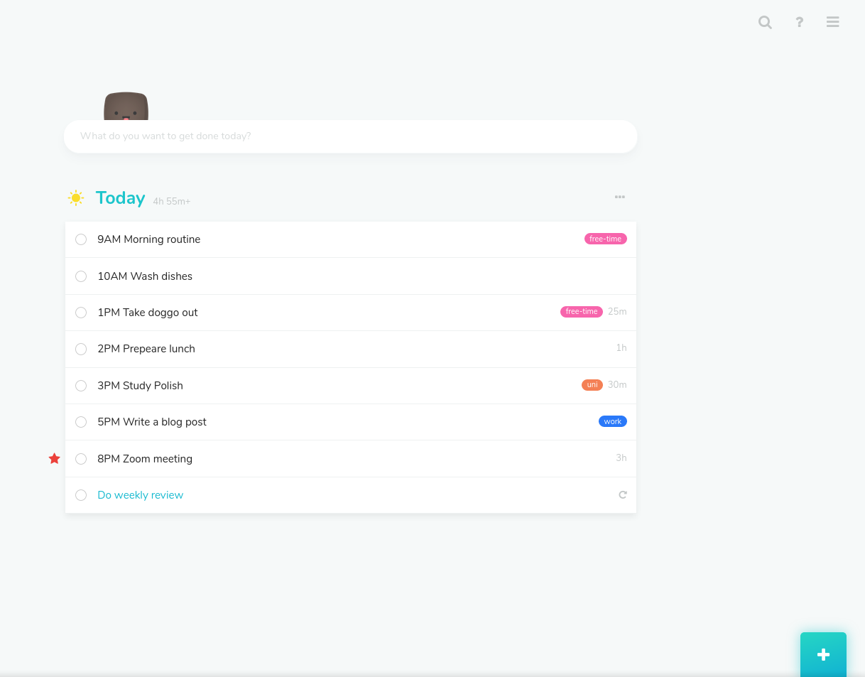 Showing Quick Add button in the bottom-right corner