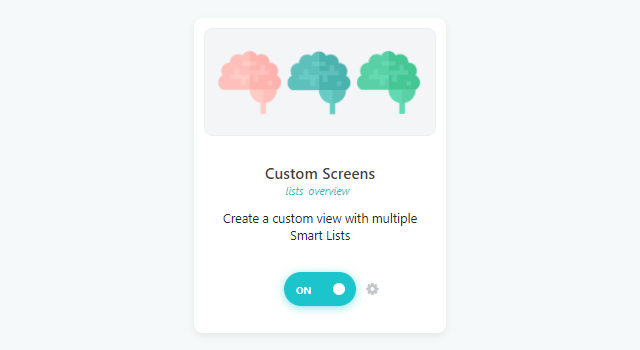 Custom Screens strategy