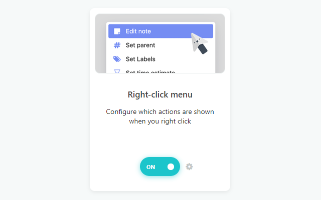 Right-click menu strategy