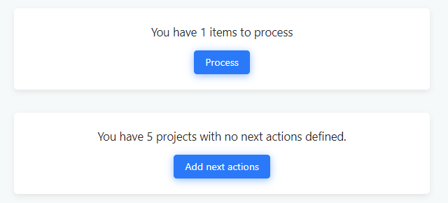 Smart List Day Alerts used in Ultimate GTD workflow