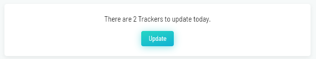 Propt for recording trackers in the Day View