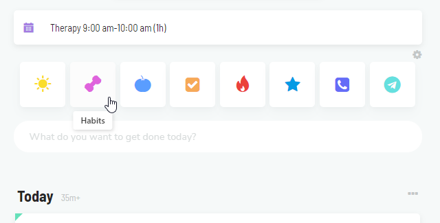 Using Custom Square to link Habits