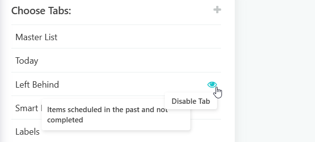 Hiding one of the default tabs in the planning sidebar