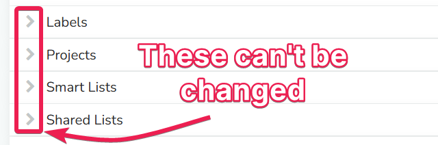 Chevrons for dropdown menus can't be changed