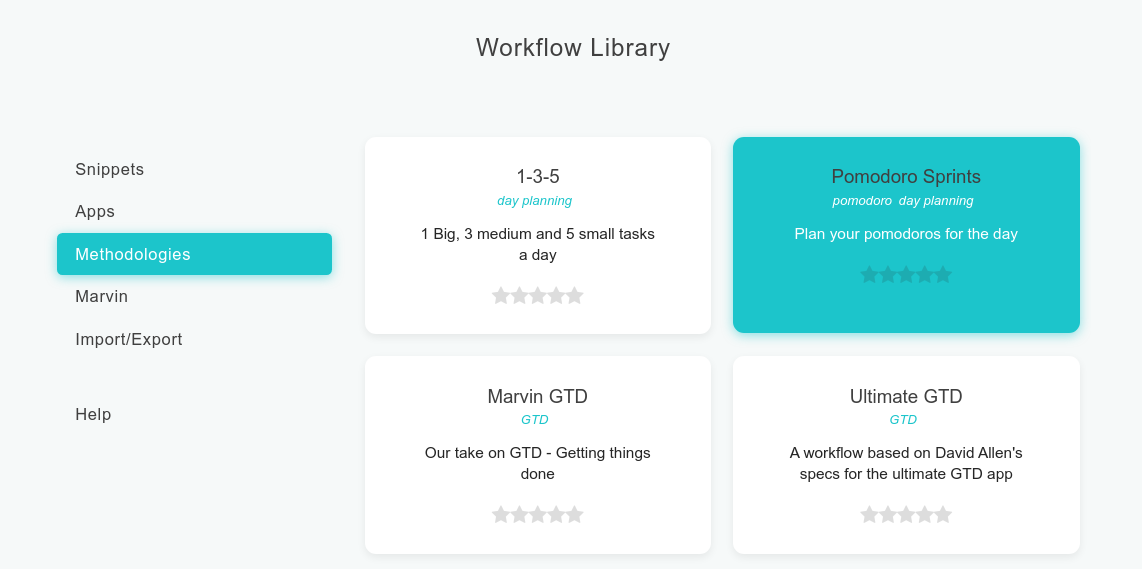 Pomodoro Sprints in the Workflow Library