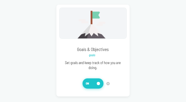 Goals &amp; Objectives strategy