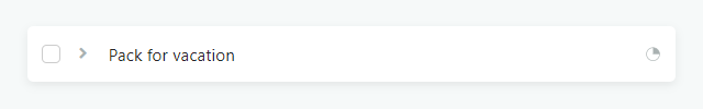 Subtask completion indicator