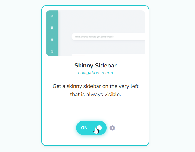 skinny sidebar strategy card