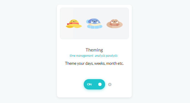 Theming strategy in ☰ → Strategies