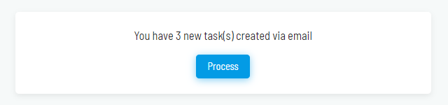 Smart List Day Alert notifying user when there are new emailed tasks