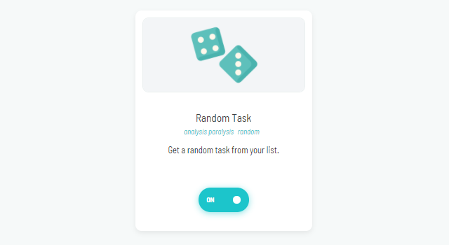 Random Task strategy